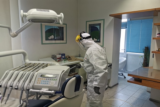 Disinfezione ambienti